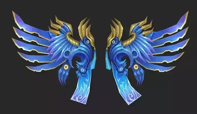 Wing 260 Low-poly 3D model