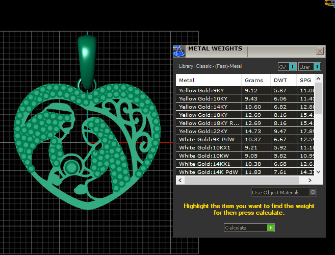 Mom  heart pendant  3D print model_6
