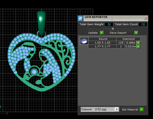 Mom  heart pendant  3D print model_5