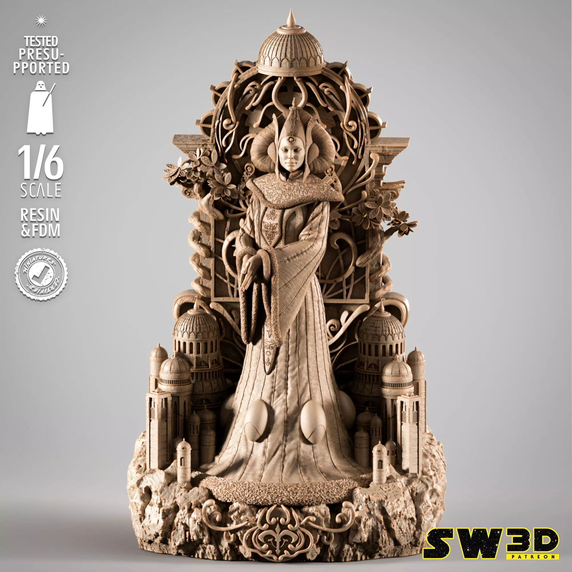 STAR WARS Padme Sculpture 3D print model