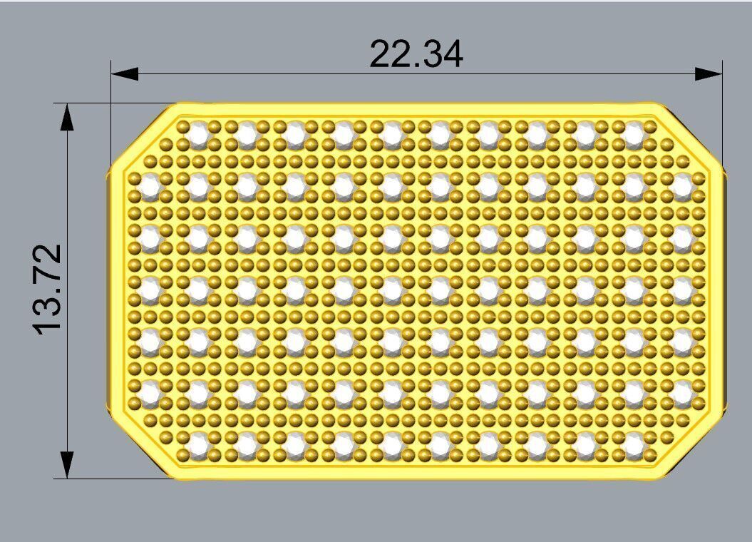 Rectangular Ring 3D print model_2