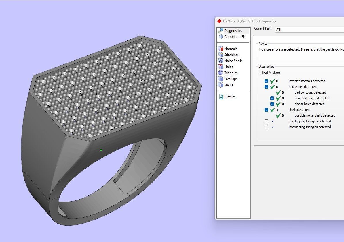 Rectangular Ring 3D print model_1