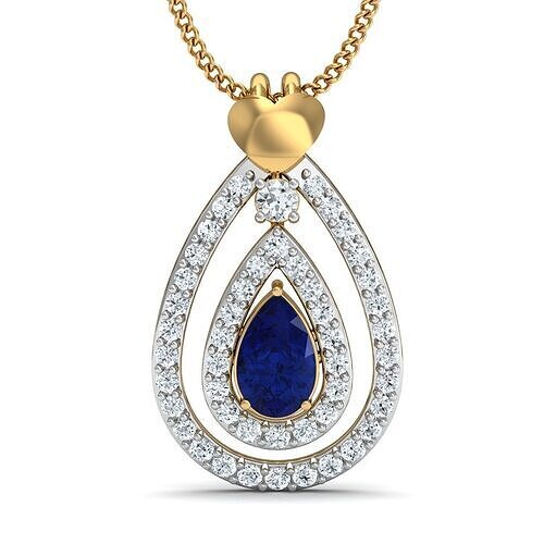 Jewelry 3D Models with render and 3dm  stl - P-1812 3D print model