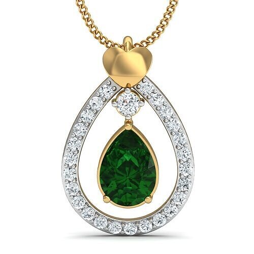 Jewelry 3D Models with render and 3dm  stl - P-1811 3D print model