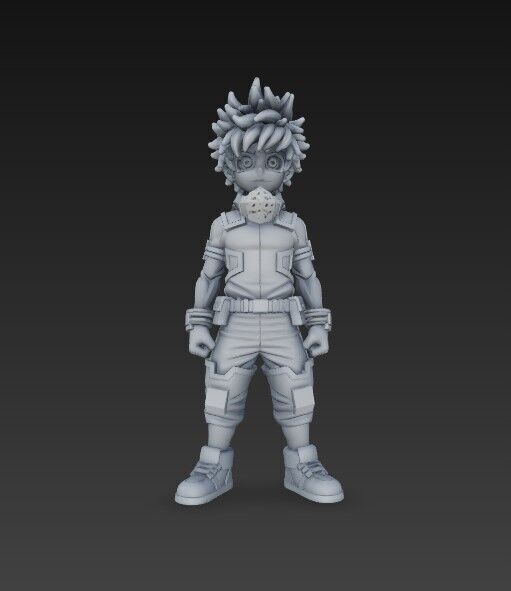 Hero Trainee Highly Detailed Anime Character 3D Print Model 3D model_3