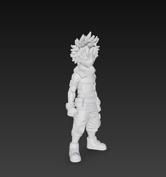 Hero Trainee Highly Detailed Anime Character 3D Print Model 3D model_15