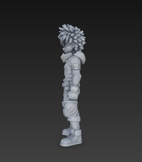 Hero Trainee Highly Detailed Anime Character 3D Print Model 3D model_2