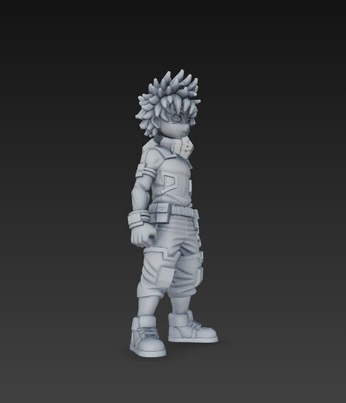 Hero Trainee Highly Detailed Anime Character 3D Print Model 3D model_5