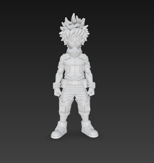 Hero Trainee Highly Detailed Anime Character 3D Print Model 3D model_20