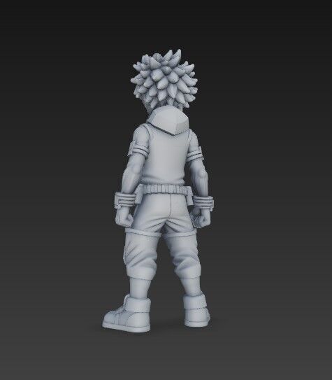 Hero Trainee Highly Detailed Anime Character 3D Print Model 3D model_6