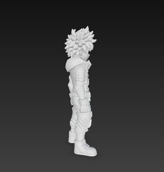 Hero Trainee Highly Detailed Anime Character 3D Print Model 3D model_16