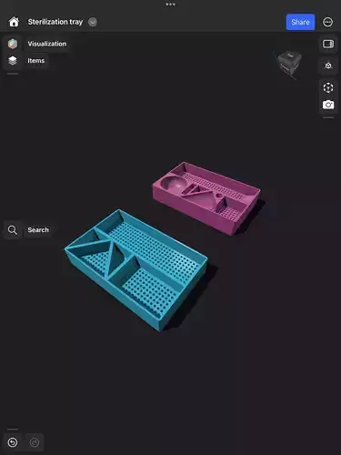 Dental Sterilization Box  Dual Design
