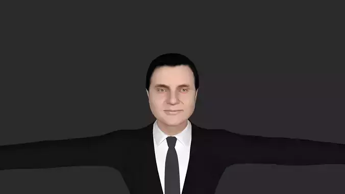 Walter Mondale  Hyper Realistic Full Body Rigged 3D Character
