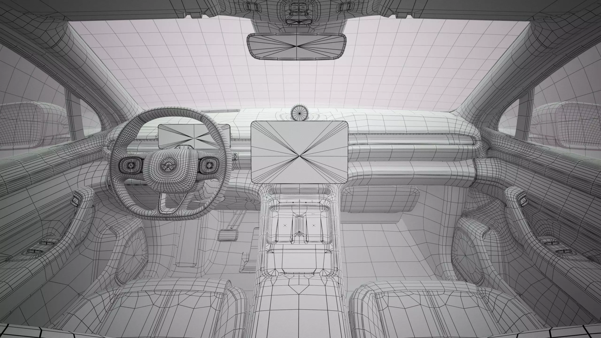 2025 Nio EL6 ES6 with Interior 3D model_22