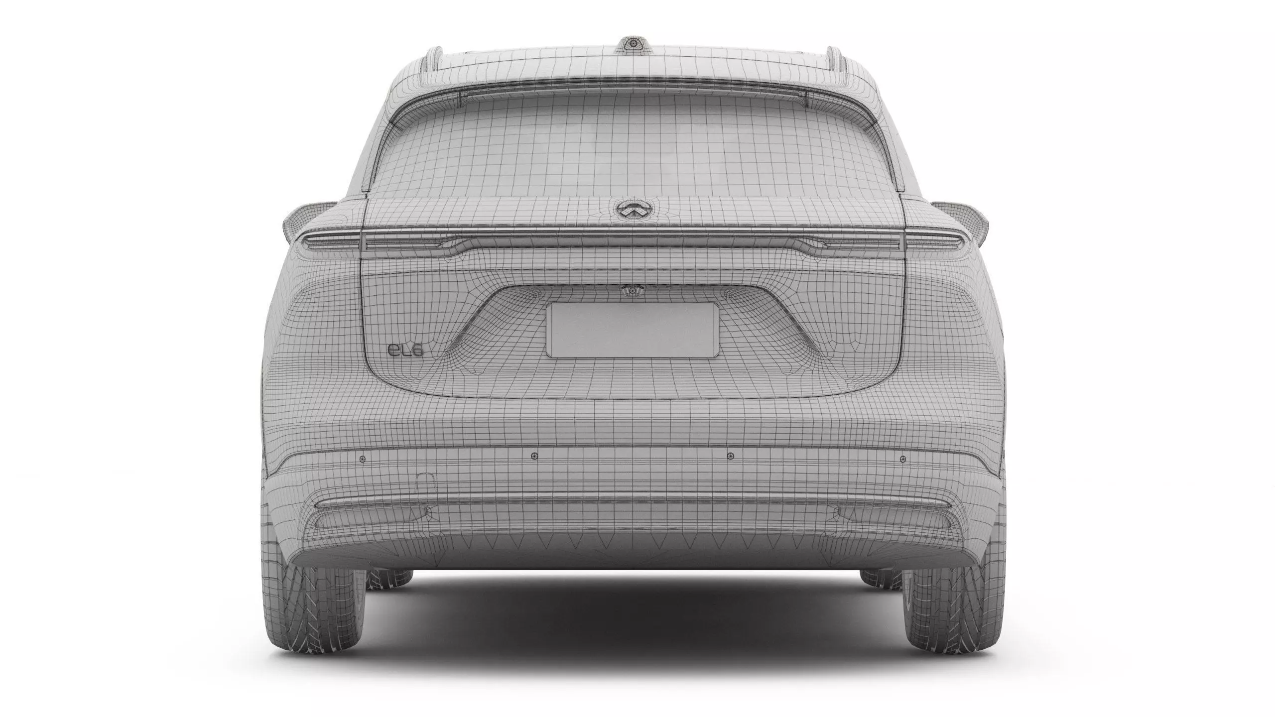 2025 Nio EL6 ES6 with Interior 3D model_19