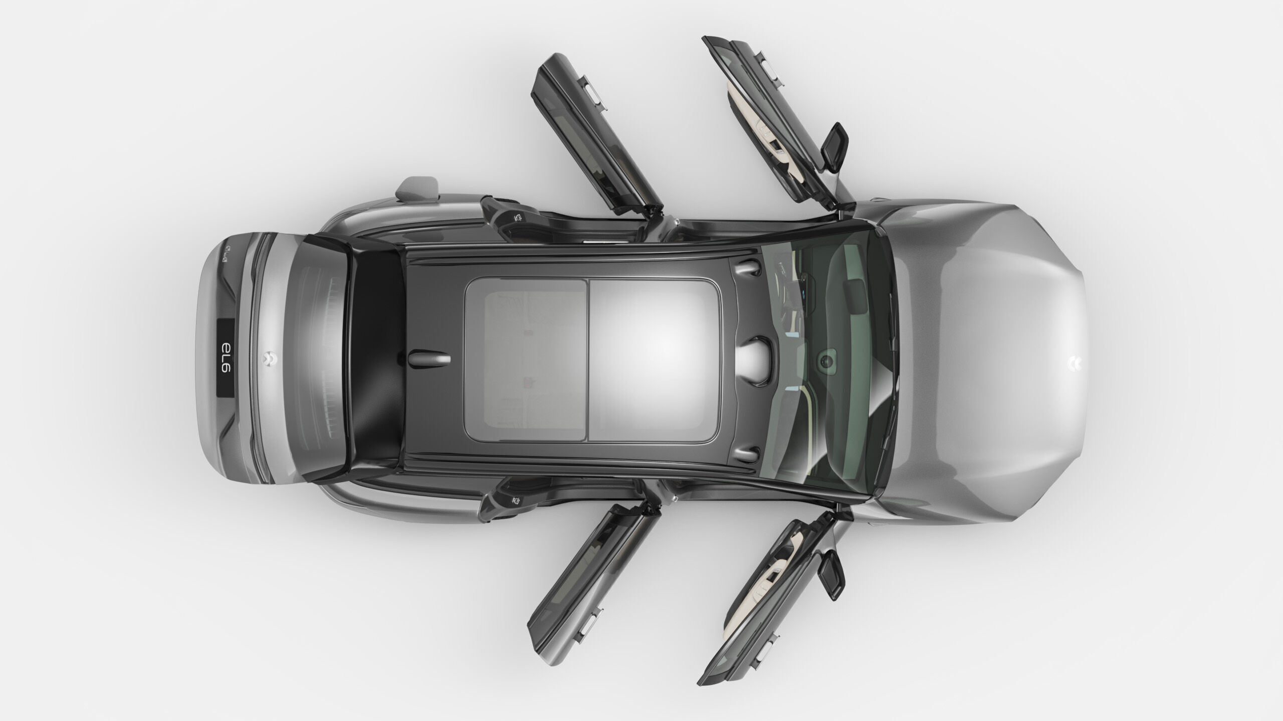 2025 Nio EL6 ES6 with Interior 3D model_10