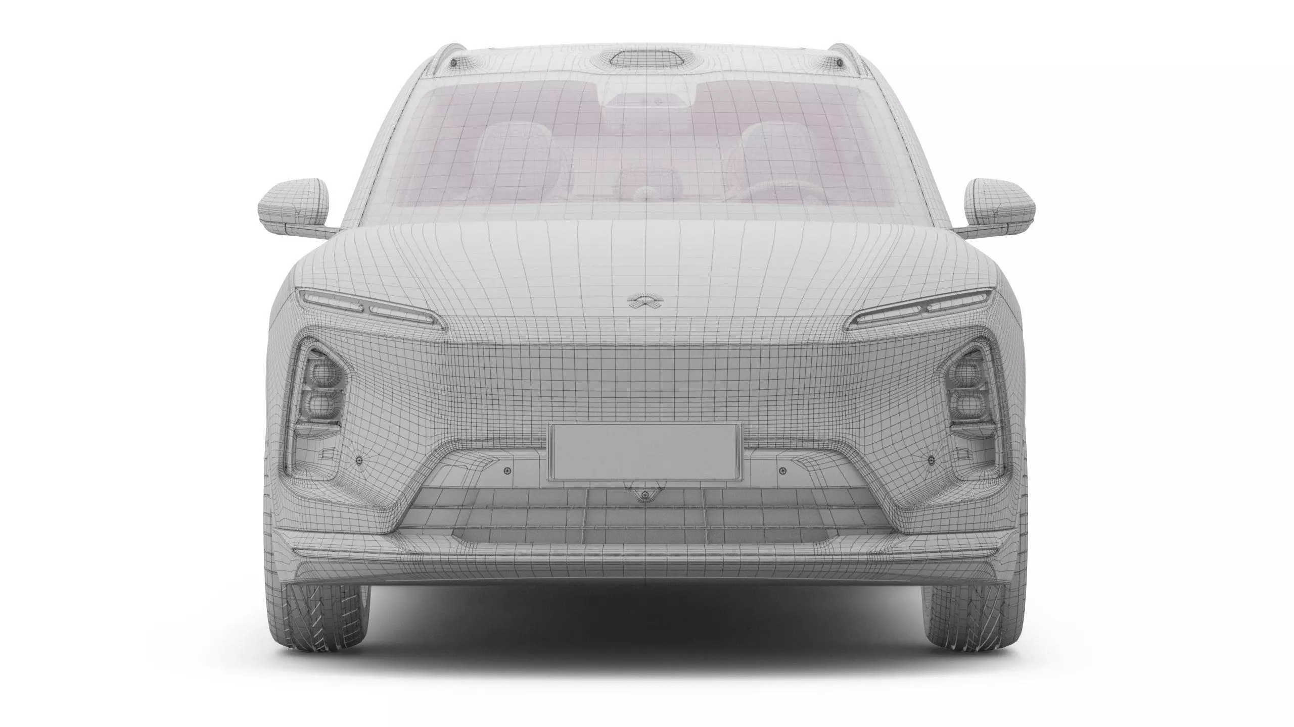 2025 Nio EL6 ES6 with Interior 3D model_17