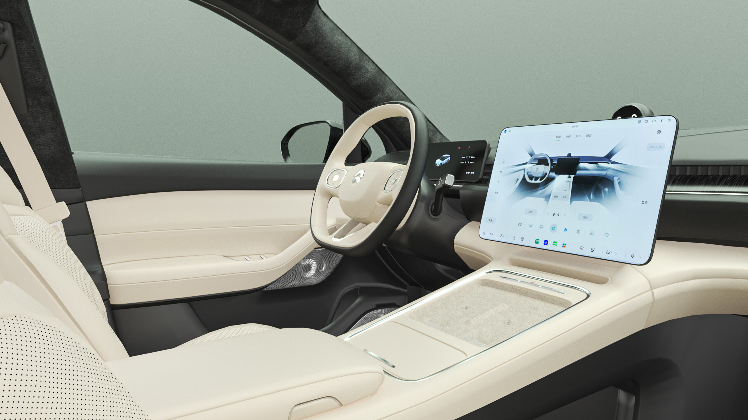 2025 Nio EL6 ES6 with Interior 3D model_13