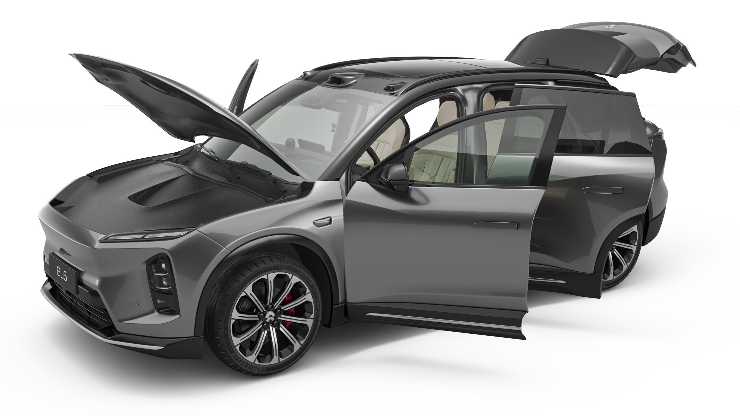 2025 Nio EL6 ES6 with Interior 3D model_8