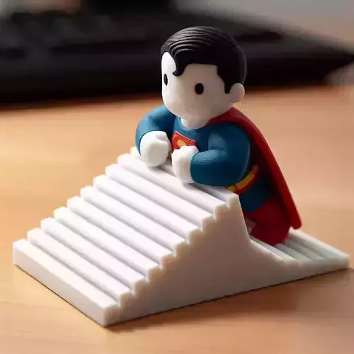 Superman Heroic Push Doorstop 3D print model