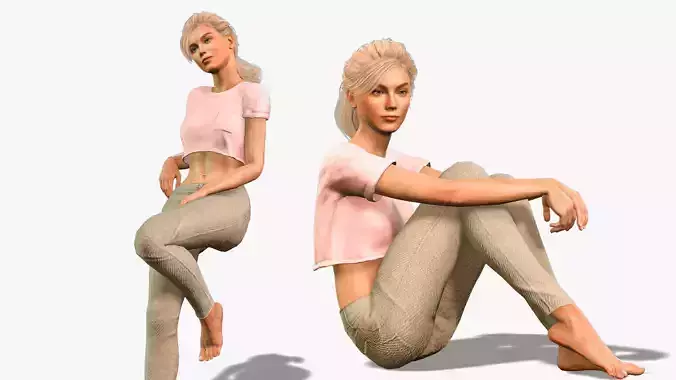Beautiful 3d Model of Woman 3D model