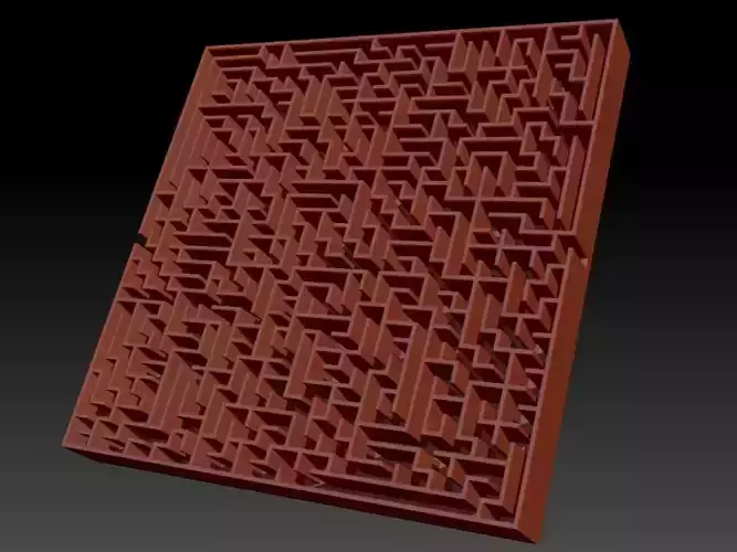 Fantastic Maze level 3 3D print model