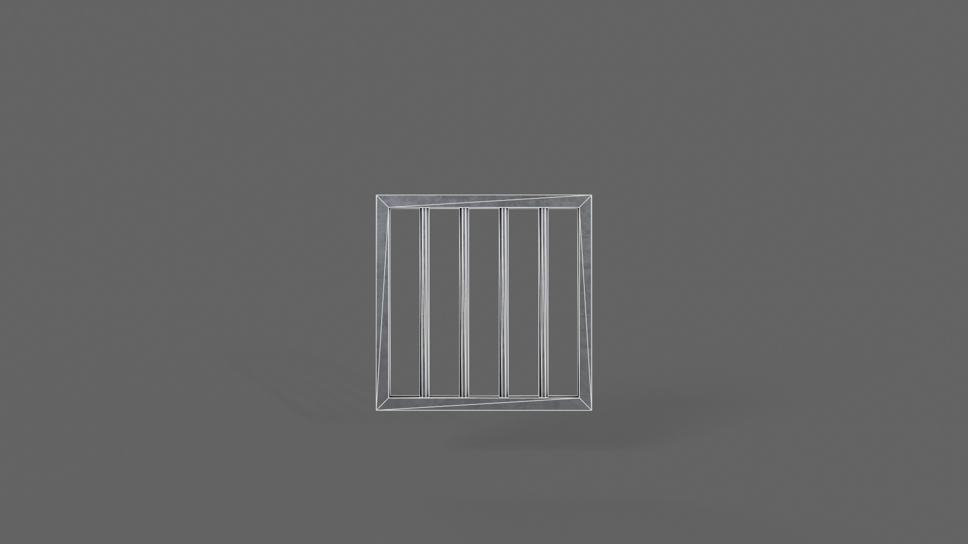 PBR Prison Window 3D Model Collection_62