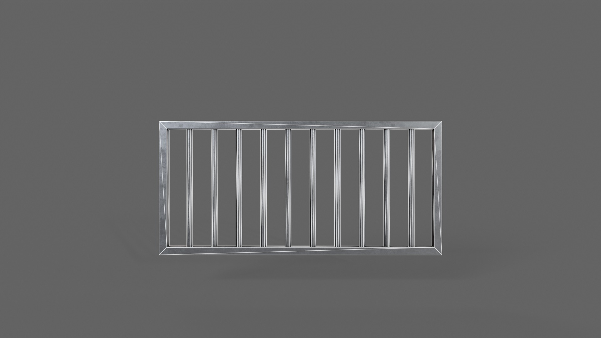 PBR Prison Window 3D Model Collection_64