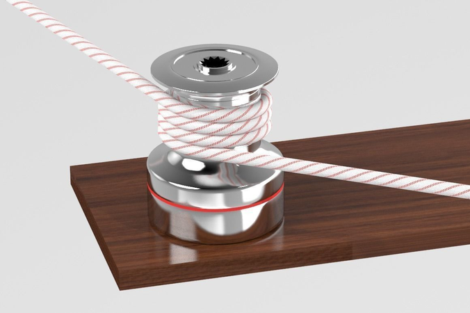 Winch for Boat 3D model