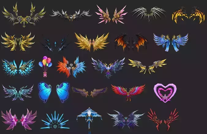 Pack With 25 Wings Part 11