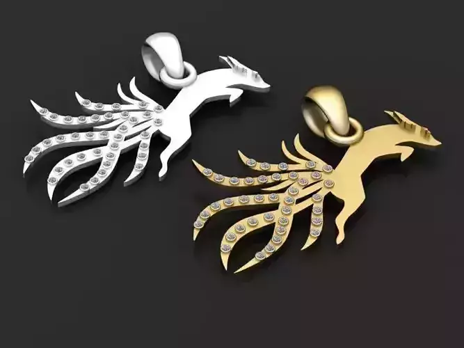 Stainless Steel Necklace PENDANT  3D print model