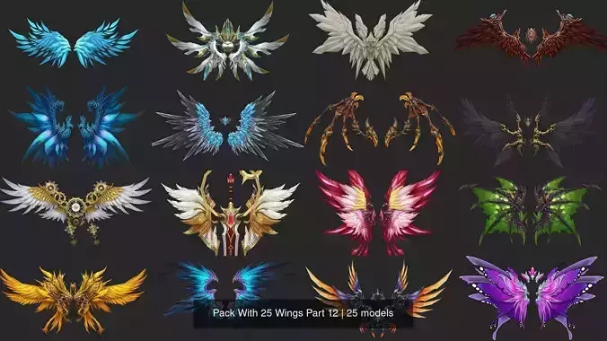 Pack With 25 Wings Part 12