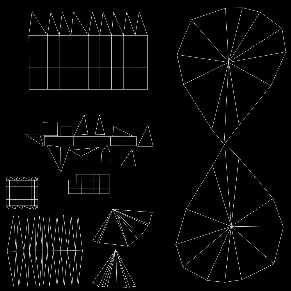 Flax Flower Model  and Texture Low-poly 3D model_2