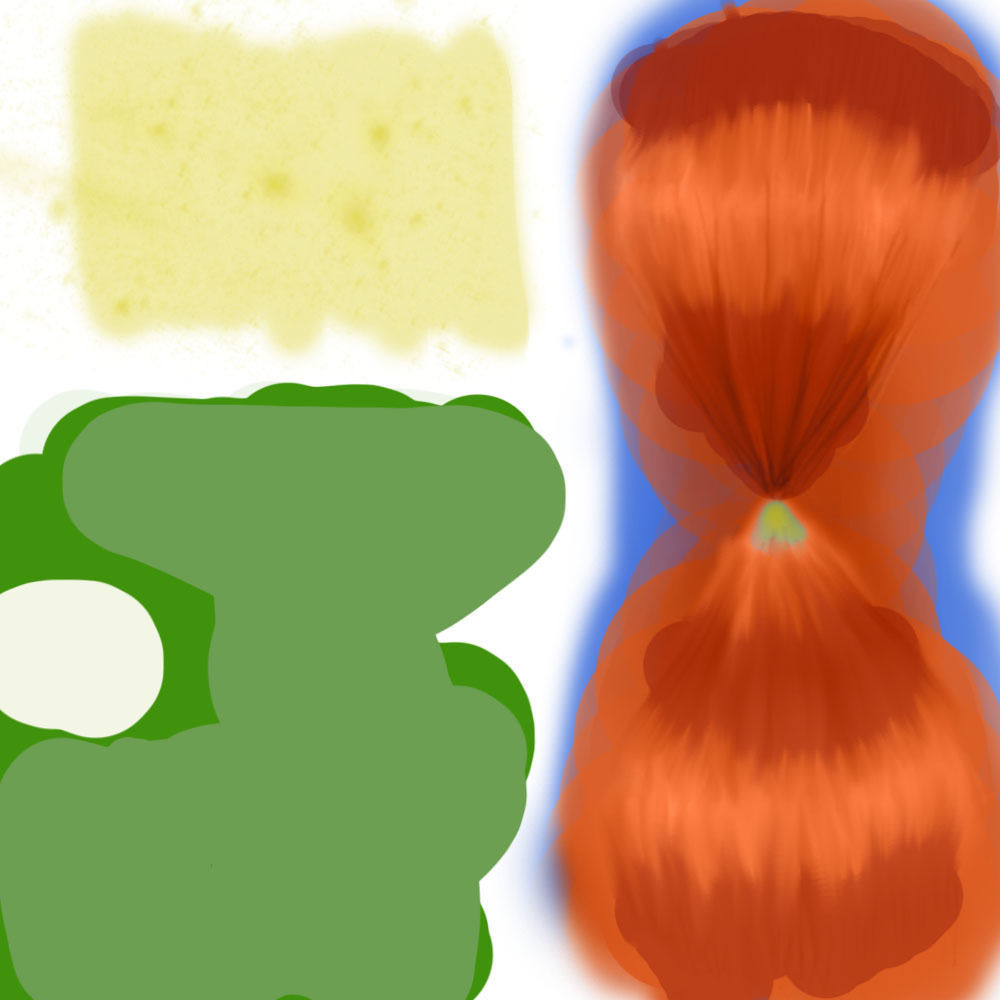 Flax Flower Model  and Texture Low-poly 3D model_0