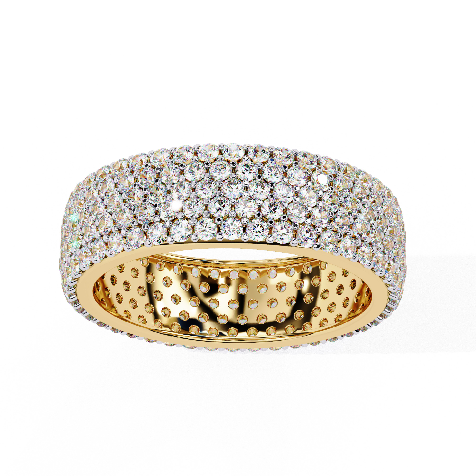 ROUND DIAMOND RING -CAD-246 3D model_4