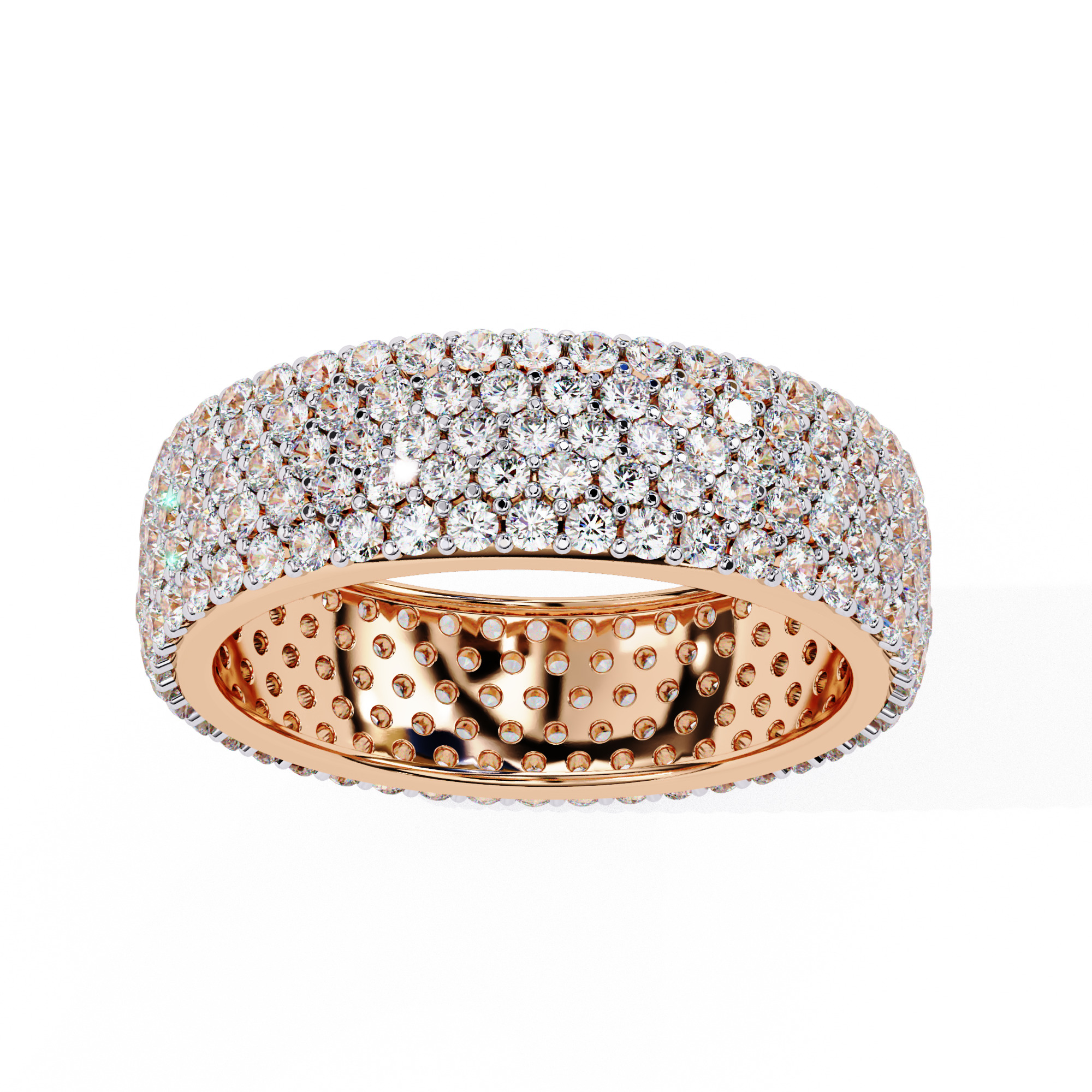 ROUND DIAMOND RING -CAD-246 3D model_5