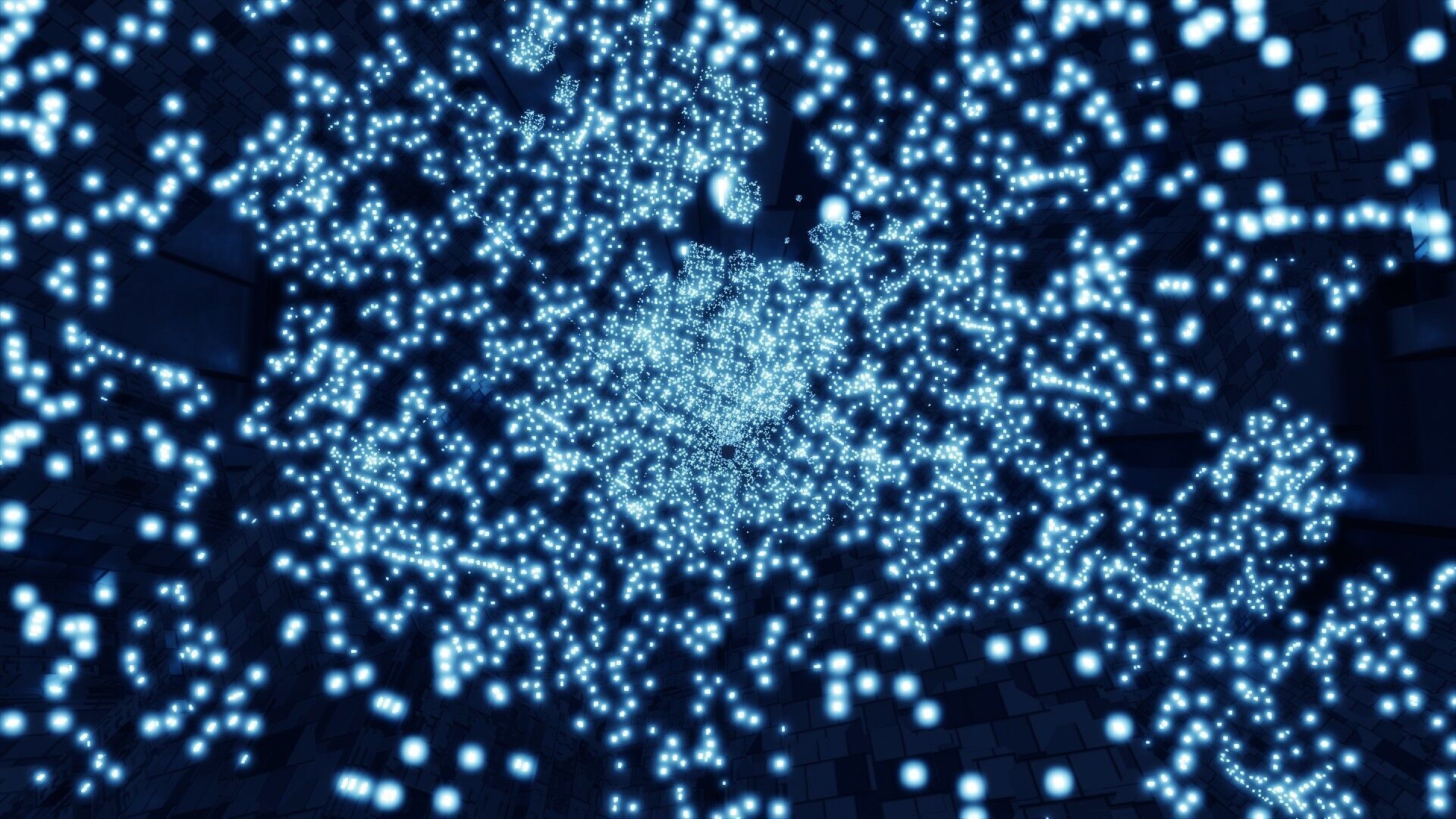 Sci-Fi City Looping 3D model_4