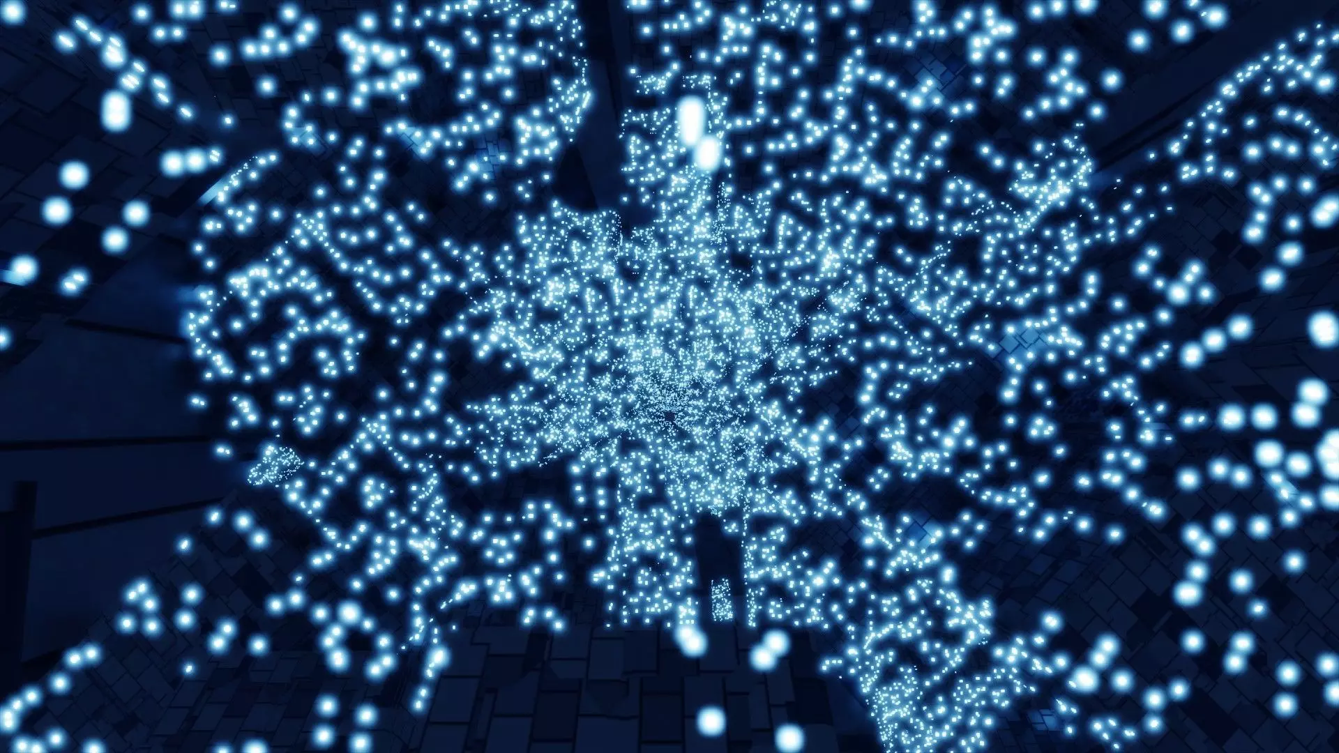 Sci-Fi City Looping 3D model_0