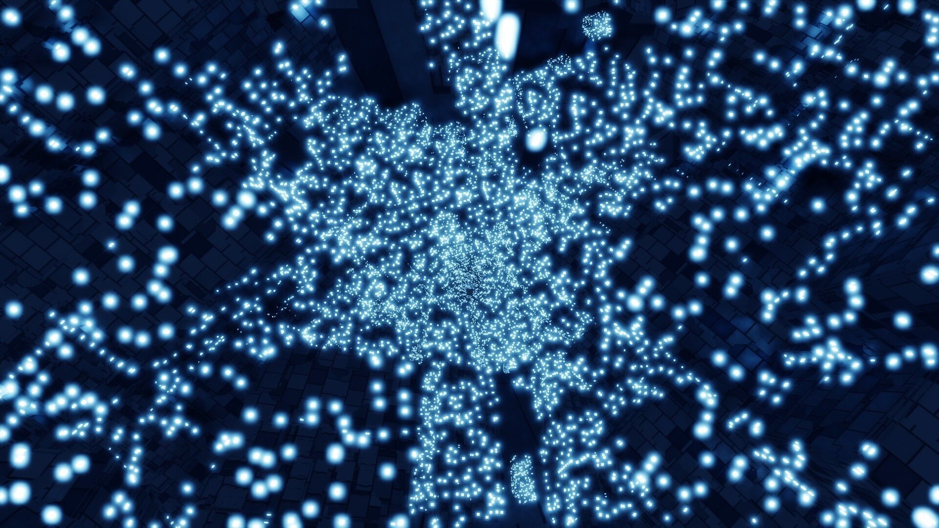 Sci-Fi City Looping 3D model_2