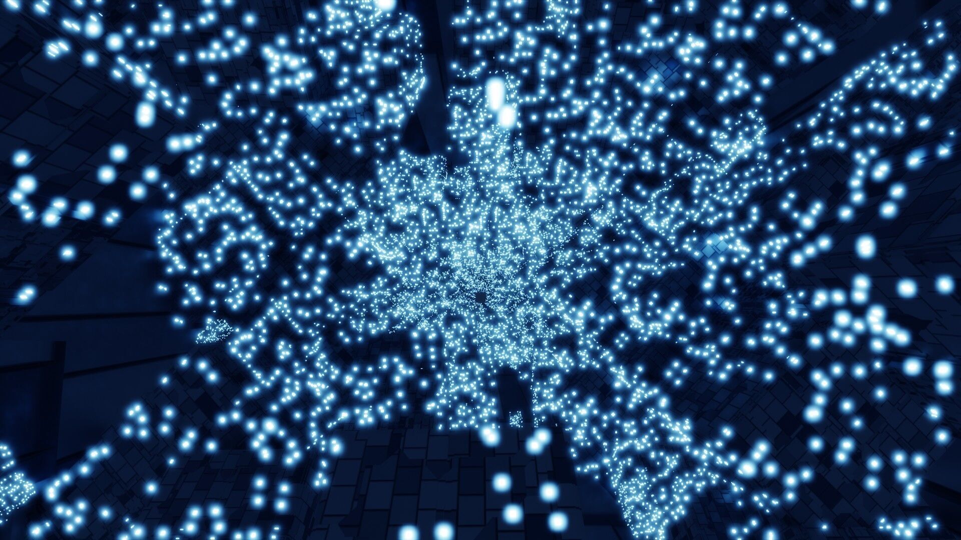 Sci-Fi City Looping 3D model_6
