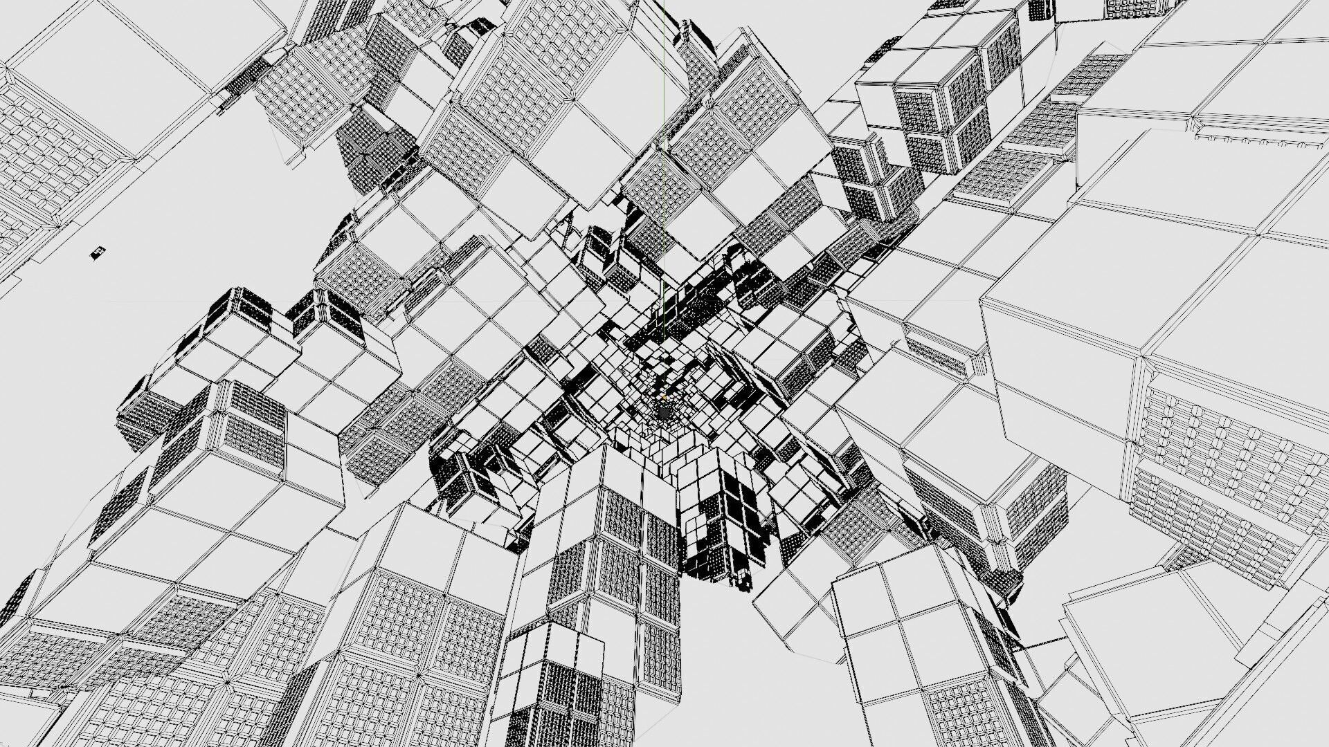 Sci-Fi City Looping 3D model_8