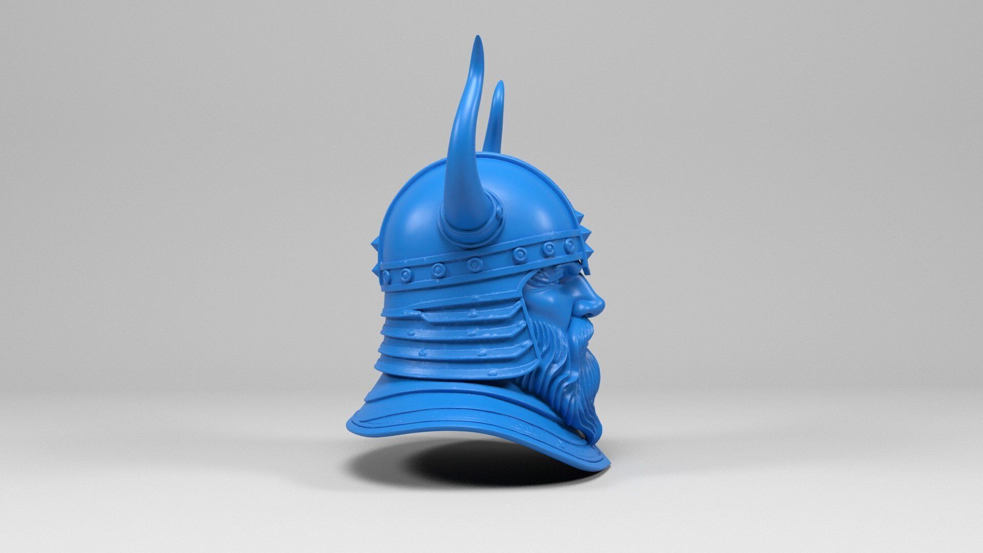 Viking Head 3D print model_4
