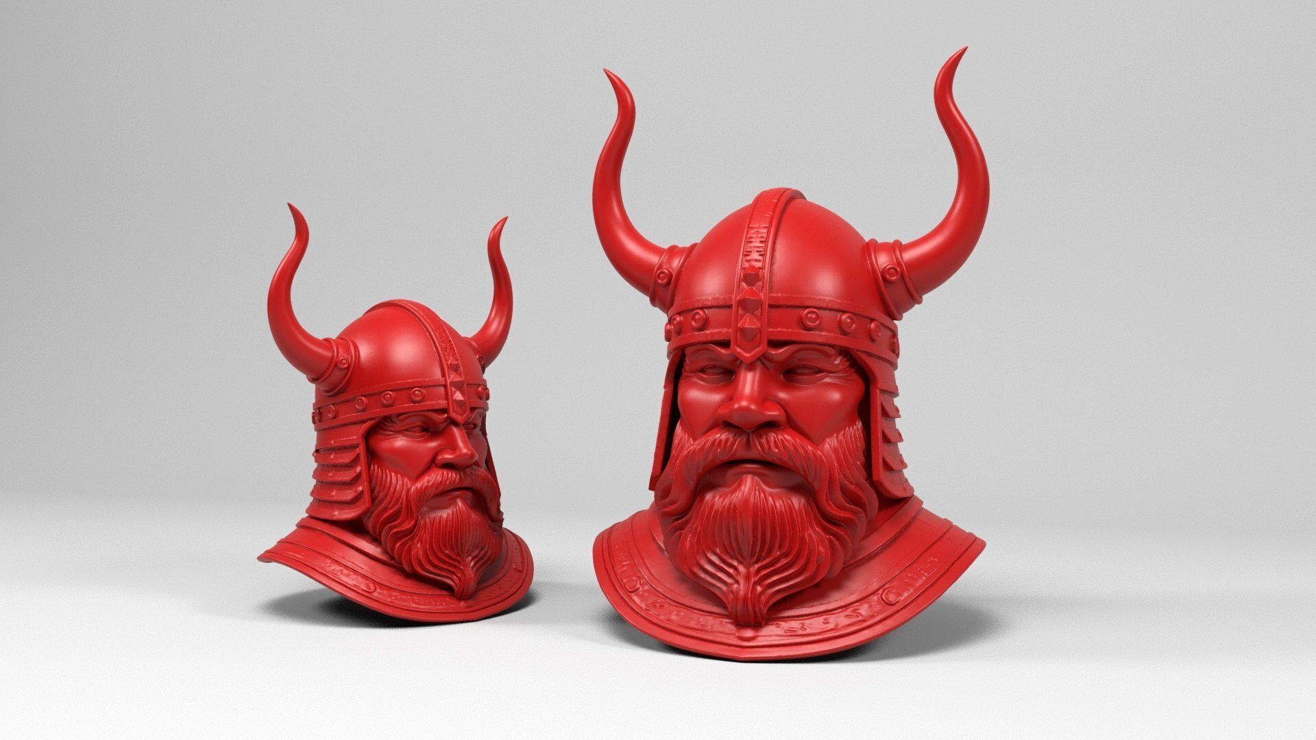 Viking Head 3D print model_7
