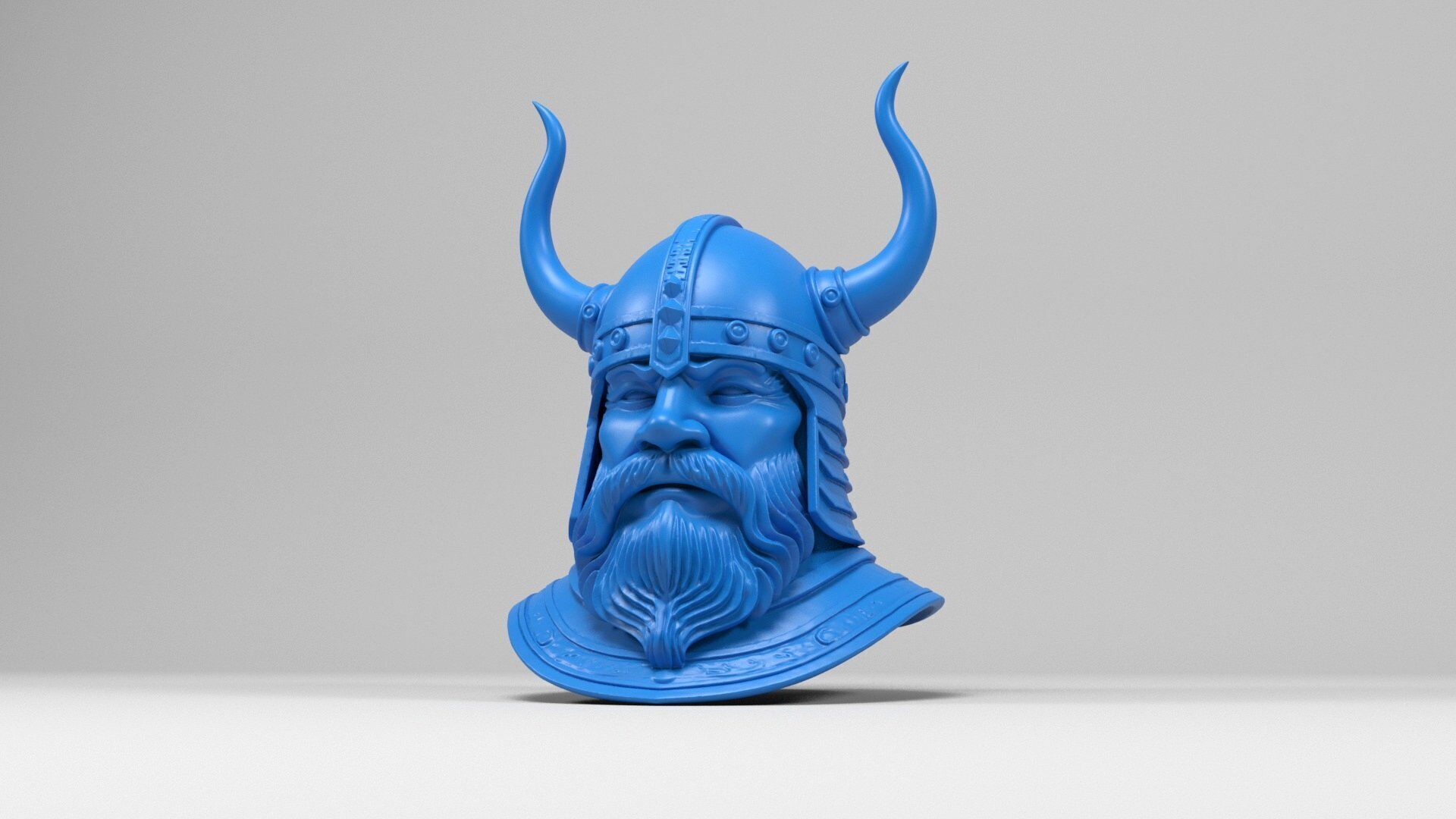 Viking Head 3D print model_2
