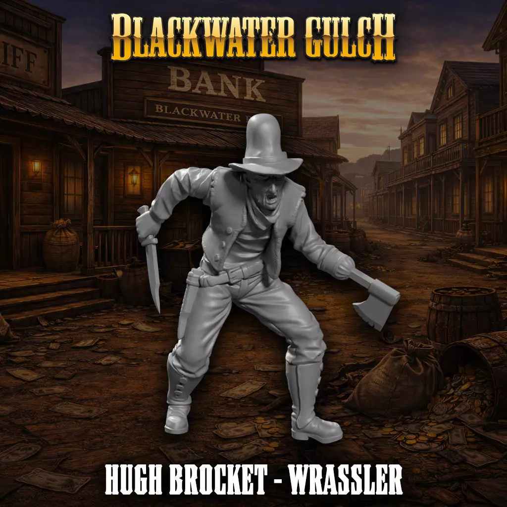 Hugh Brocket - Wrassler 3D print model