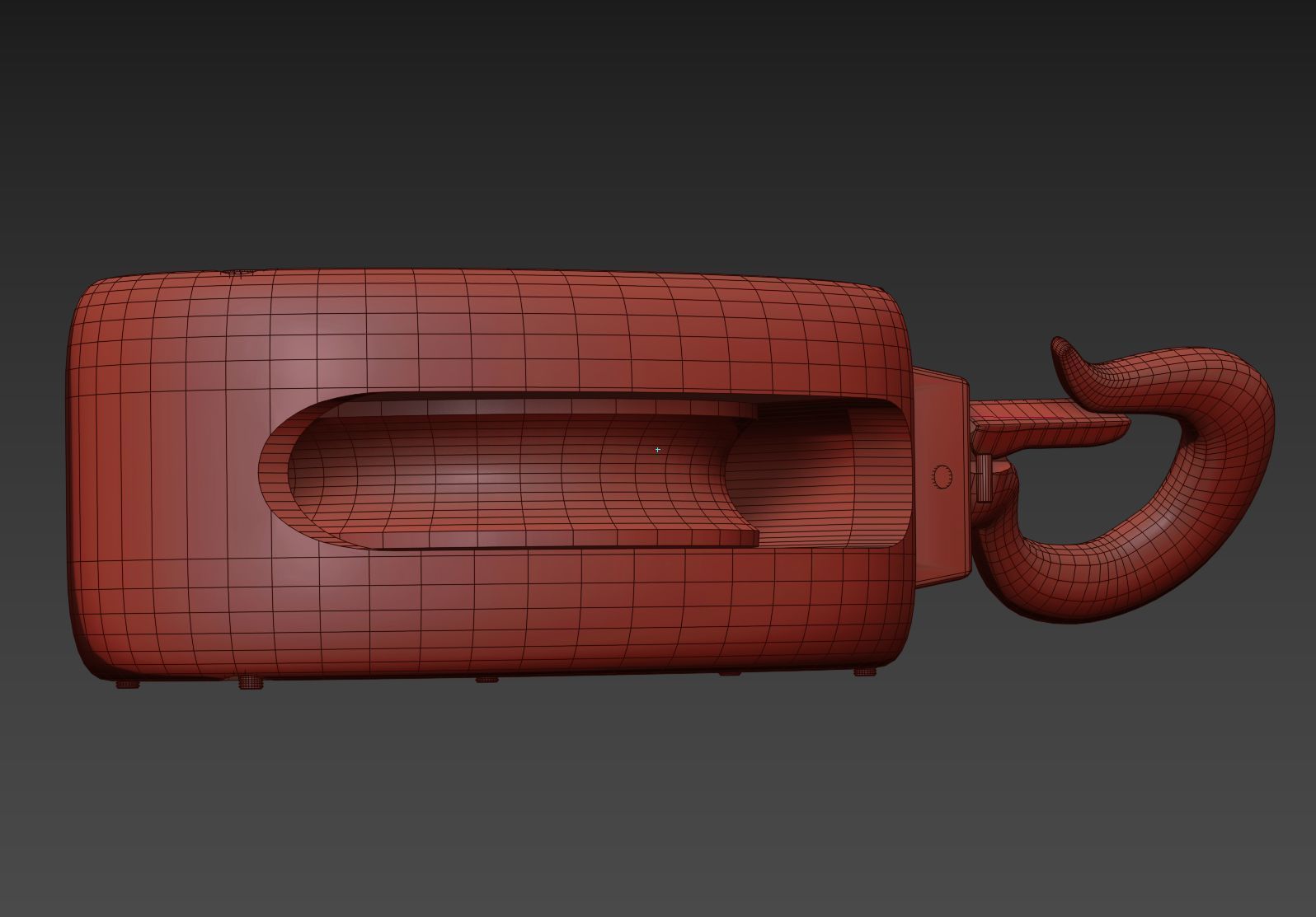 Wooden Block for boat 3D model_3