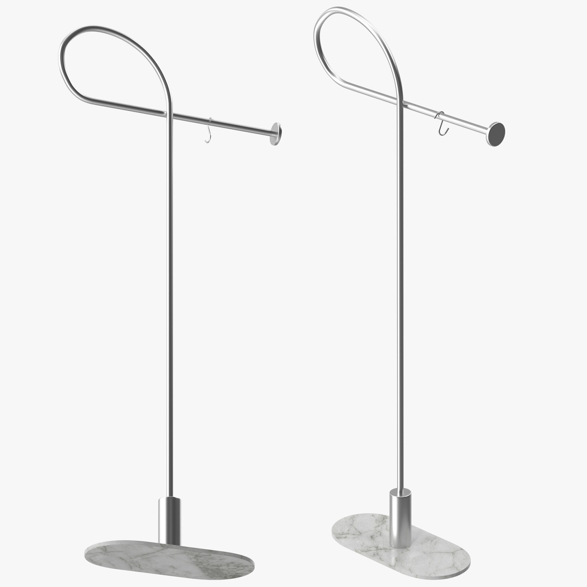 Clothing Rack Coat Rack 3D model_4