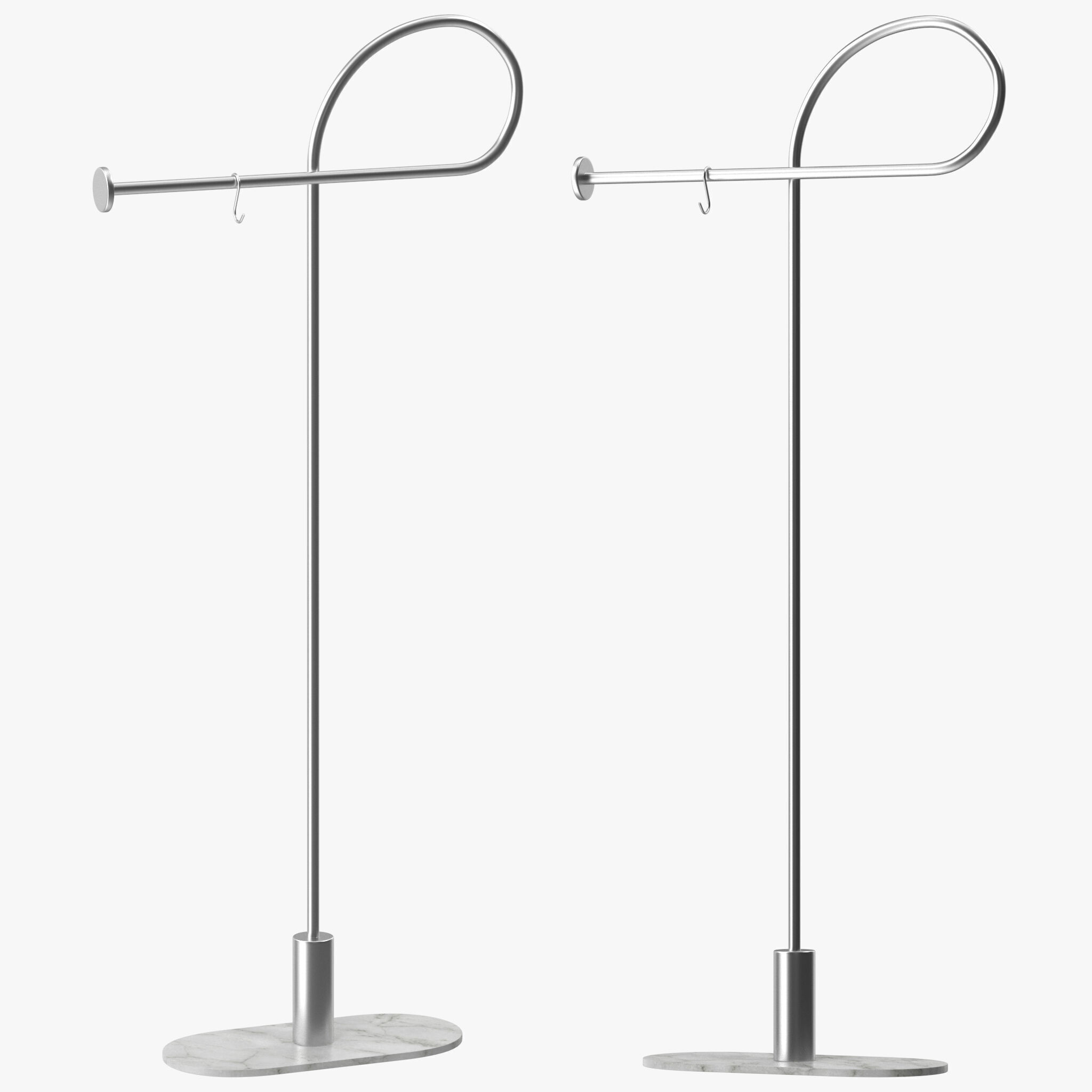 Clothing Rack Coat Rack 3D model_2