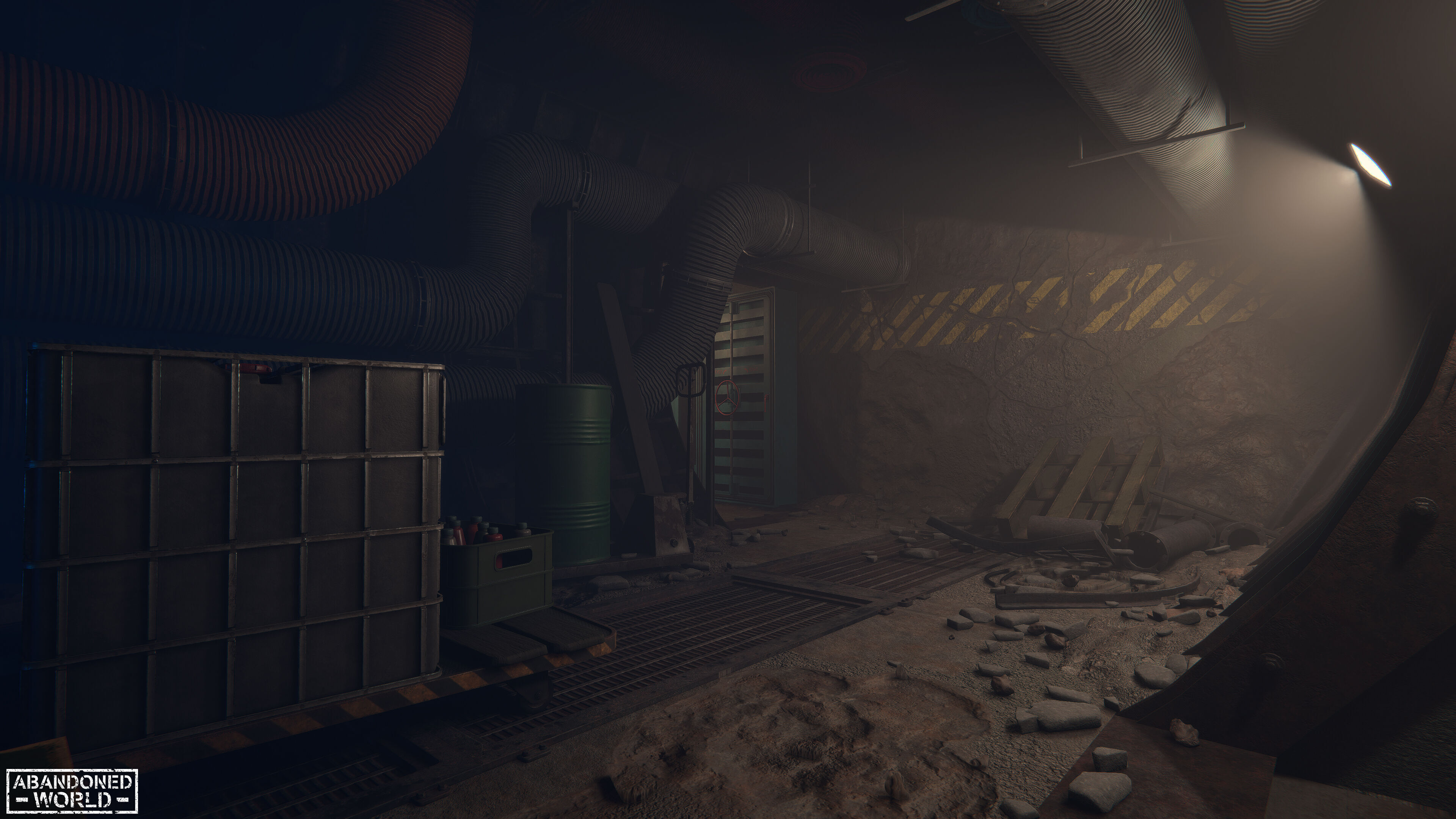 Modular Underground Tunnels for Unity Low-poly 3D model_10