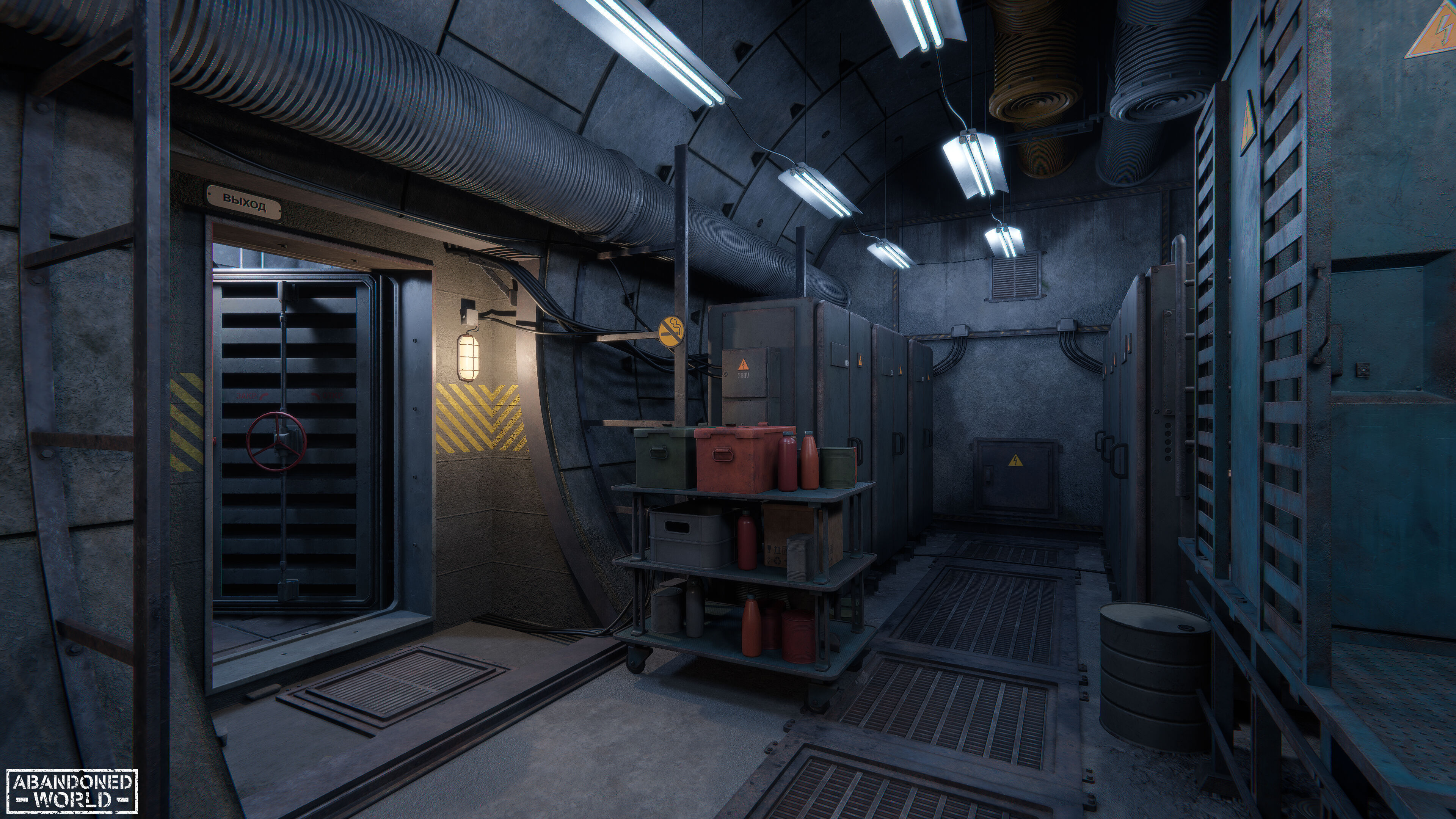 Modular Underground Tunnels for Unity Low-poly 3D model_14